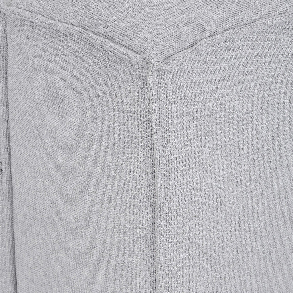 ElegantEdge 2 Seater Versatile, Comfortable Grey L Shaped Sofa