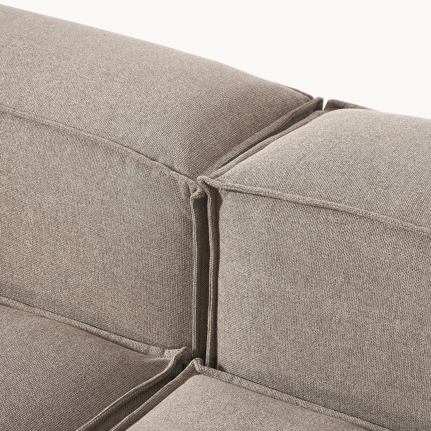 ElegantEdge 3 Seater Mouse Grey L Shaped Sofa