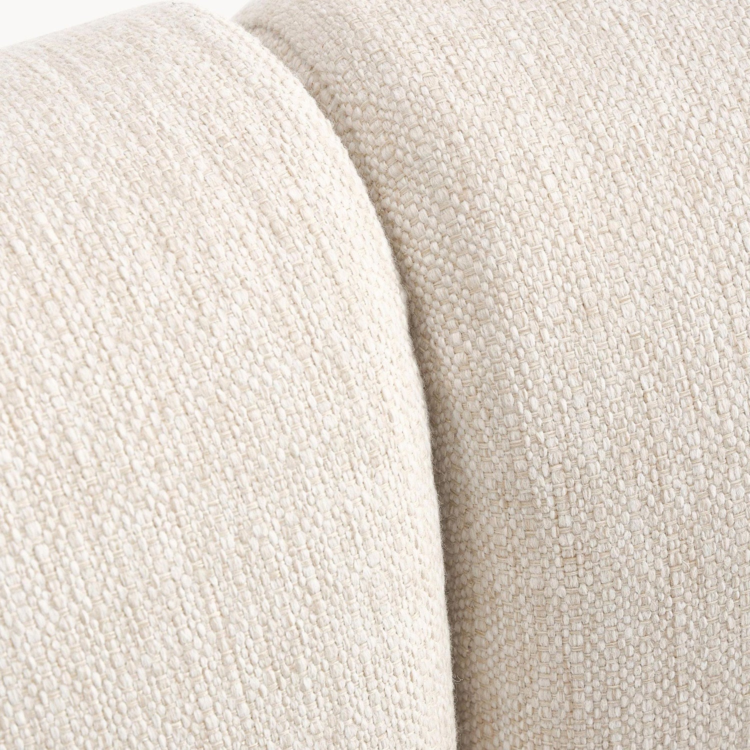 ZenLiving 3 Seater White Boucle L Shaped Sofa