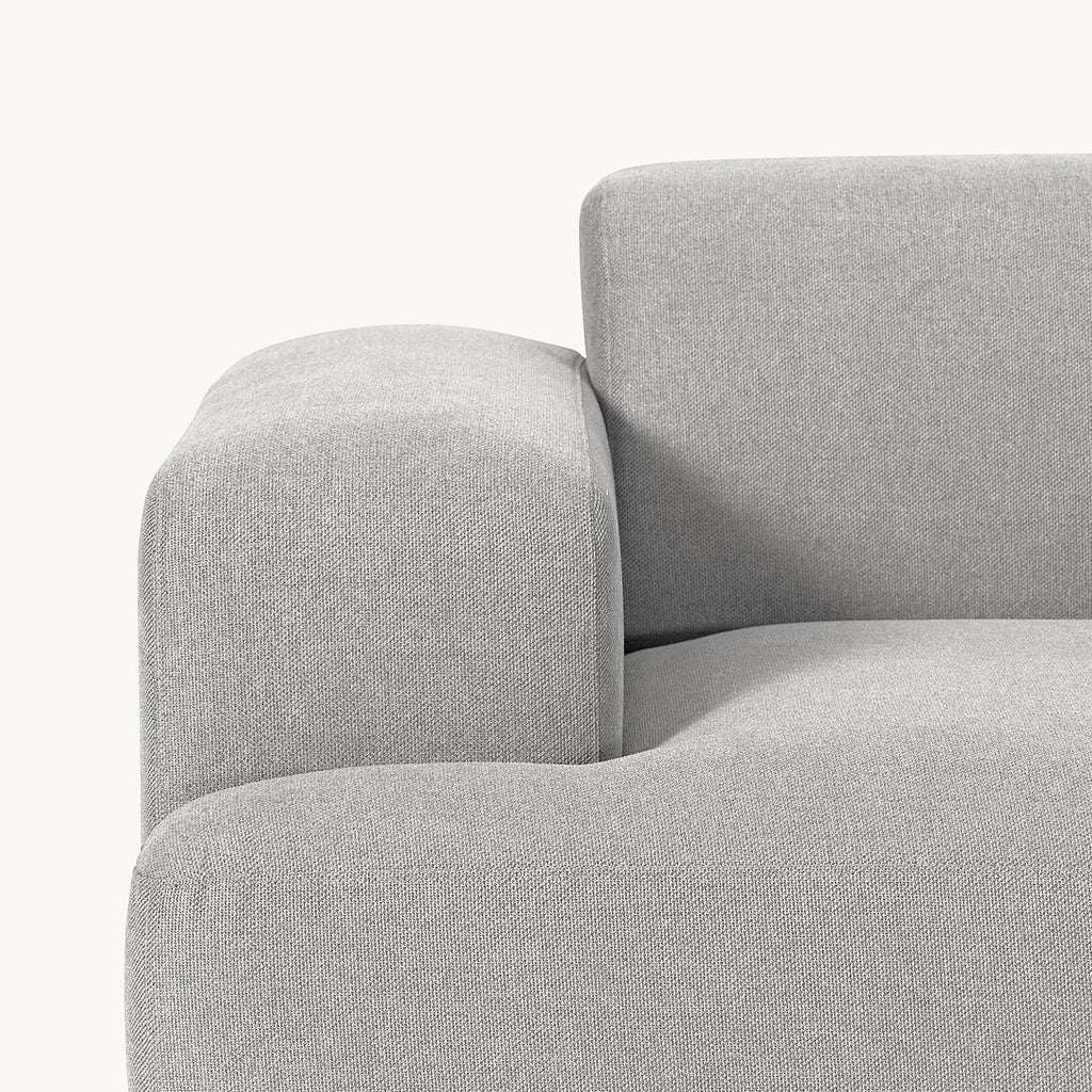 ComfortHaven Chic 2 Seater Sofa Grey