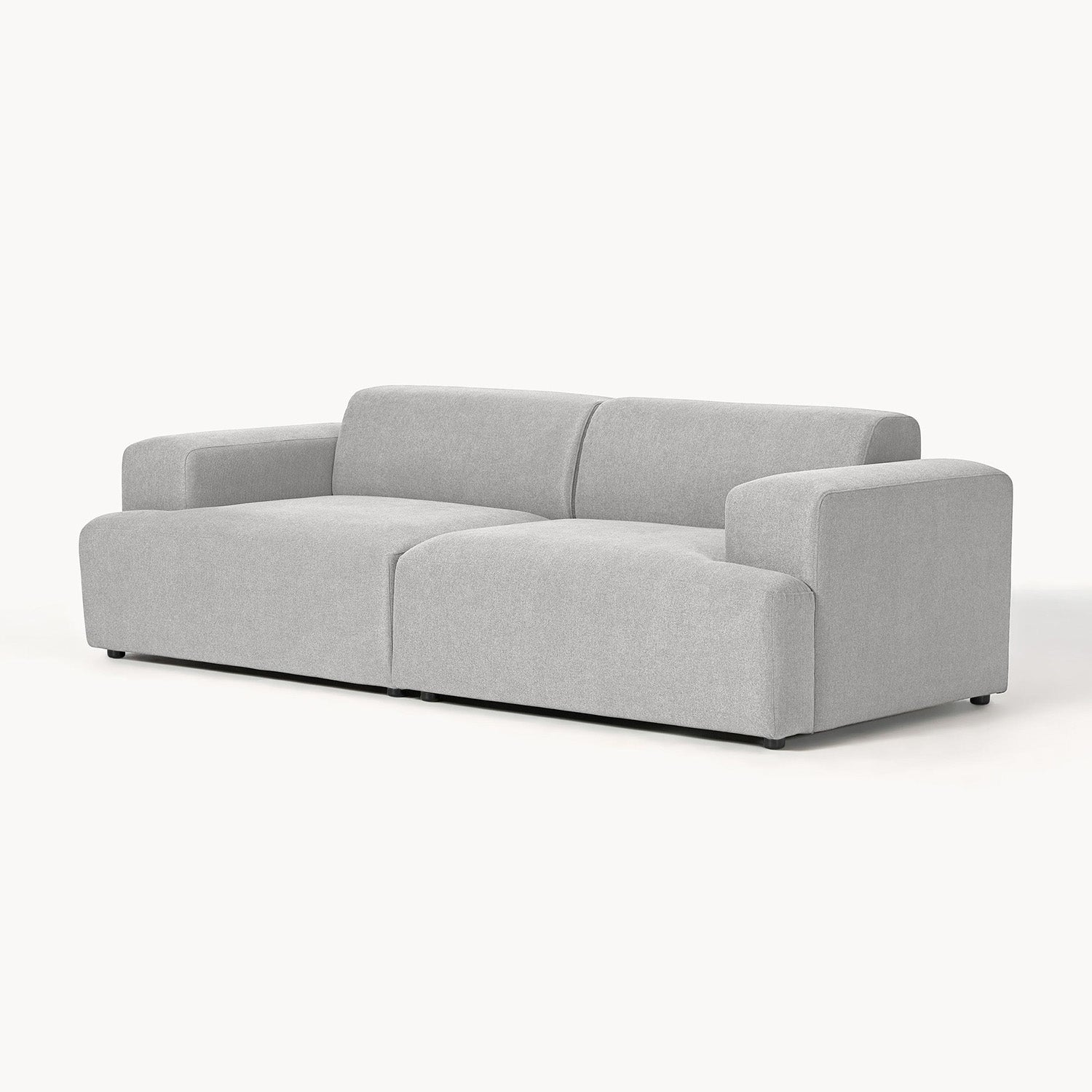 ComfortHaven Chic 2 Seater Sofa Grey