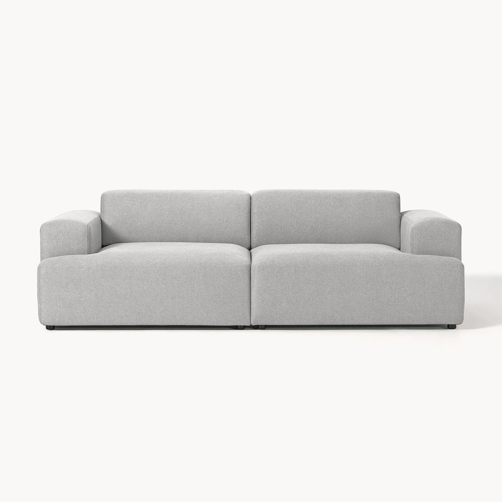 ComfortHaven Chic 2 Seater Sofa Grey