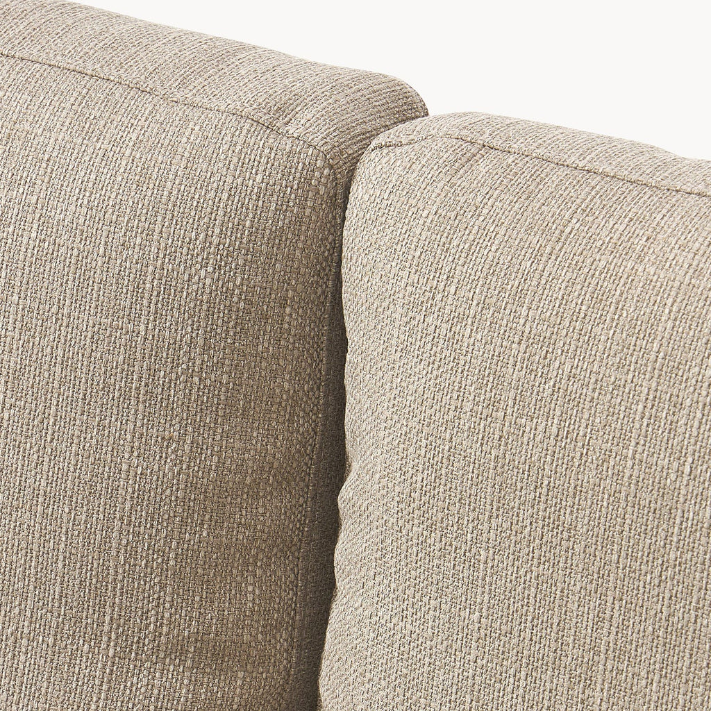 ModernElegance L Shaped 3 Seater Sofa Beige