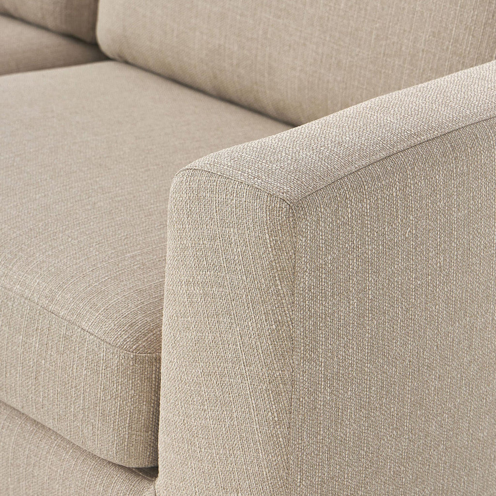 ModernElegance L Shaped 3 Seater Sofa Beige