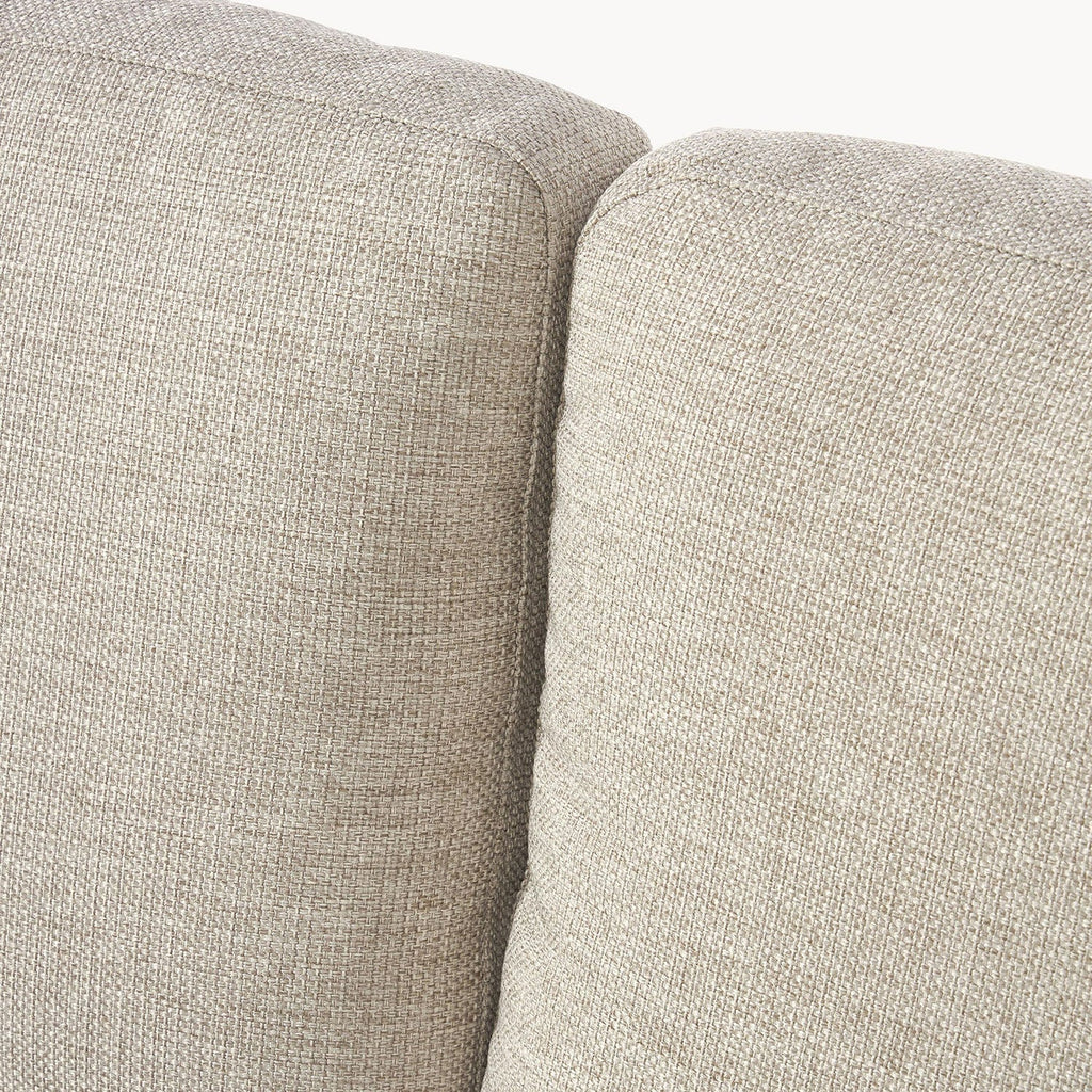 ModernElegance L Shaped 3 Seater Sofa Crème