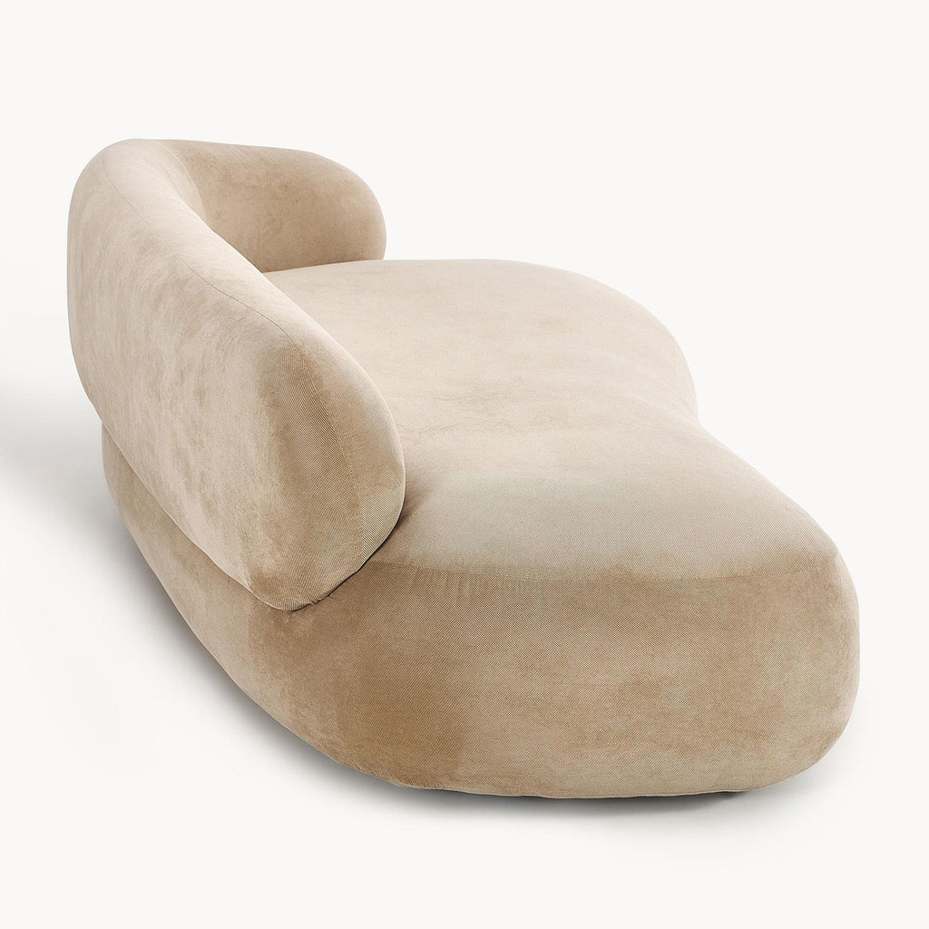 LuxeLounge Contemporary 3 Seater Sofa Beige