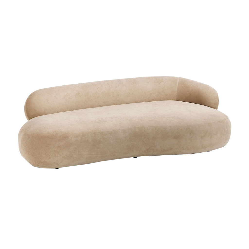 LuxeLounge Contemporary 3 Seater Sofa Beige