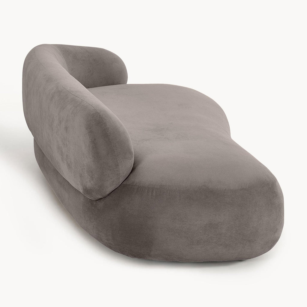 LuxeLounge Contemporary 3 Seater Sofa Dark Grey