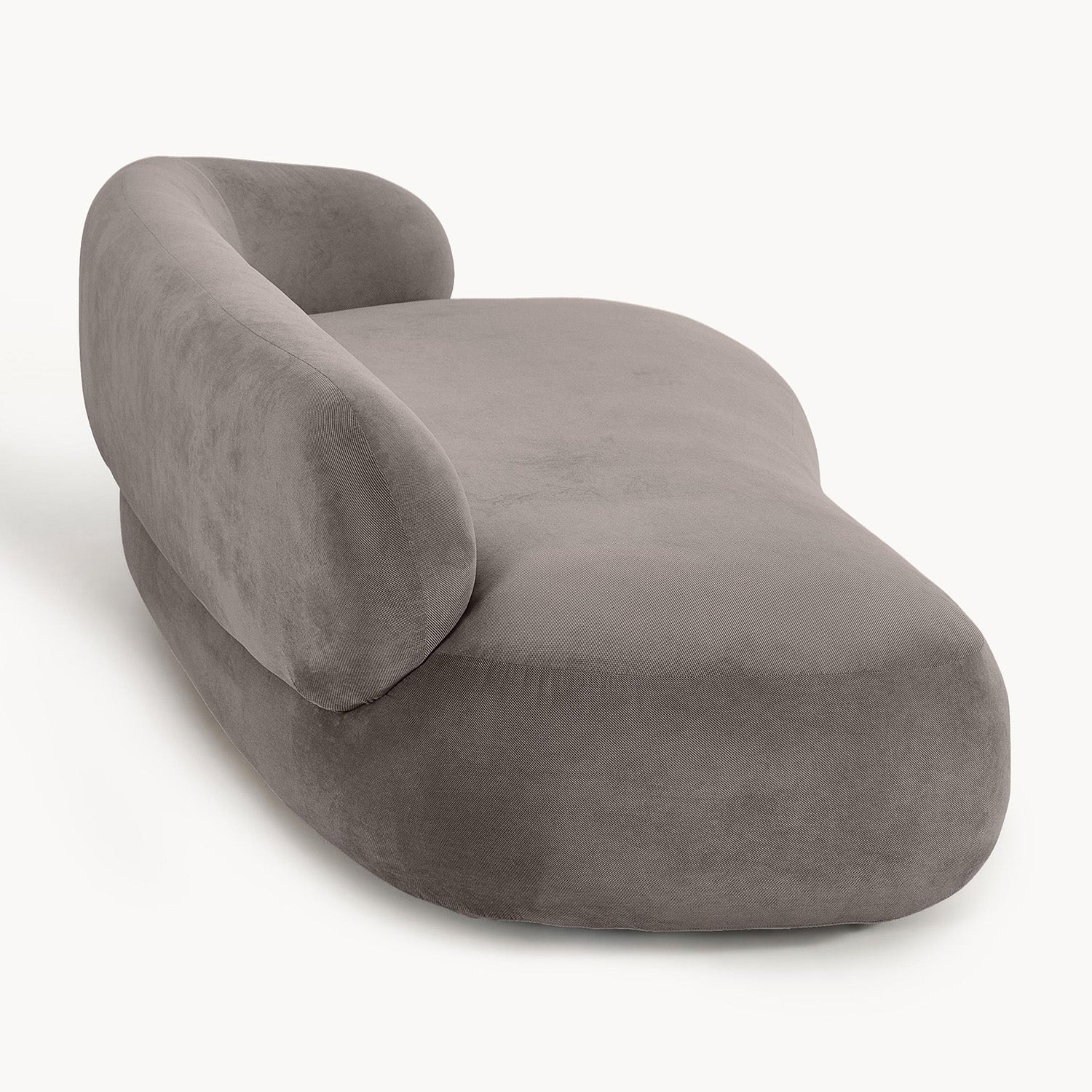 LuxeLounge Contemporary 3 Seater Sofa Dark Grey