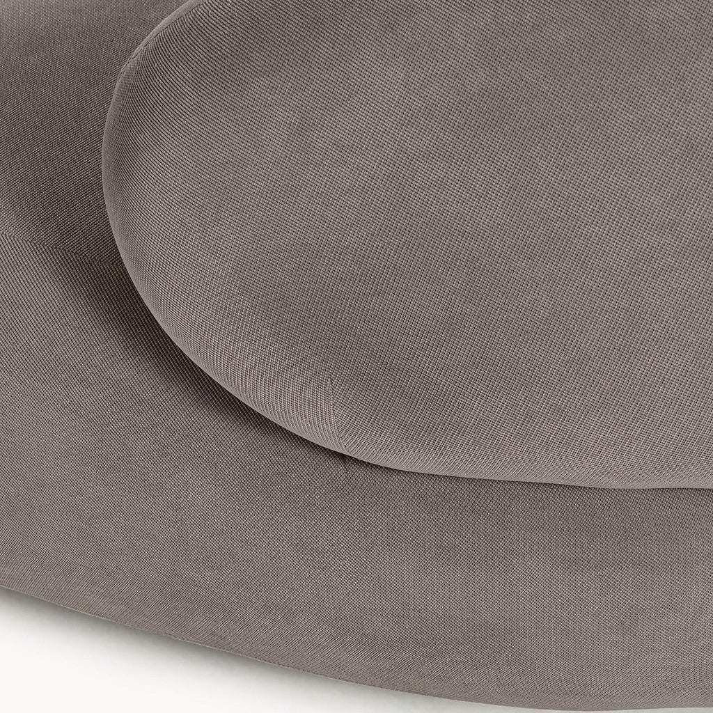 LuxeLounge Contemporary 3 Seater Sofa Dark Grey