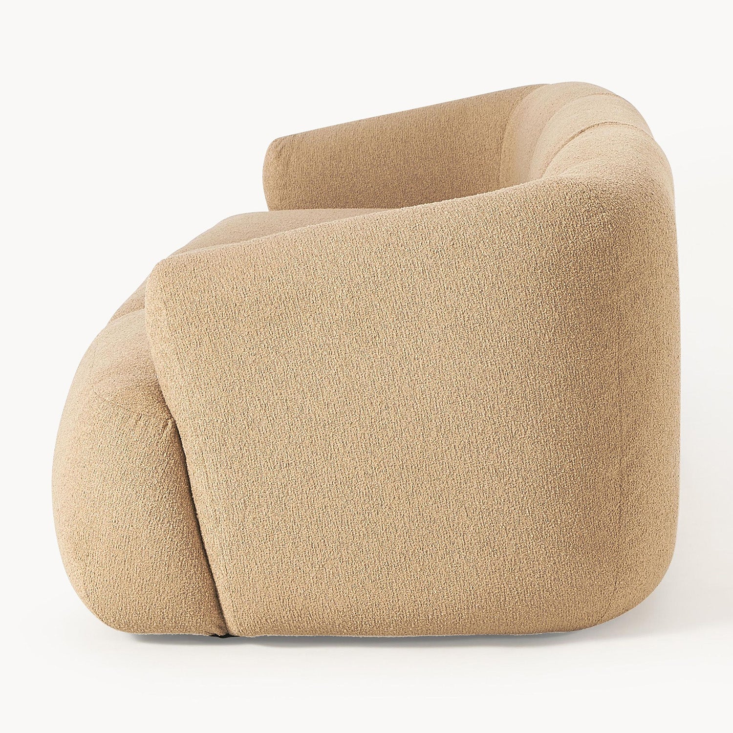 ZenLiving 3 Seater Sofa Boucle Beige