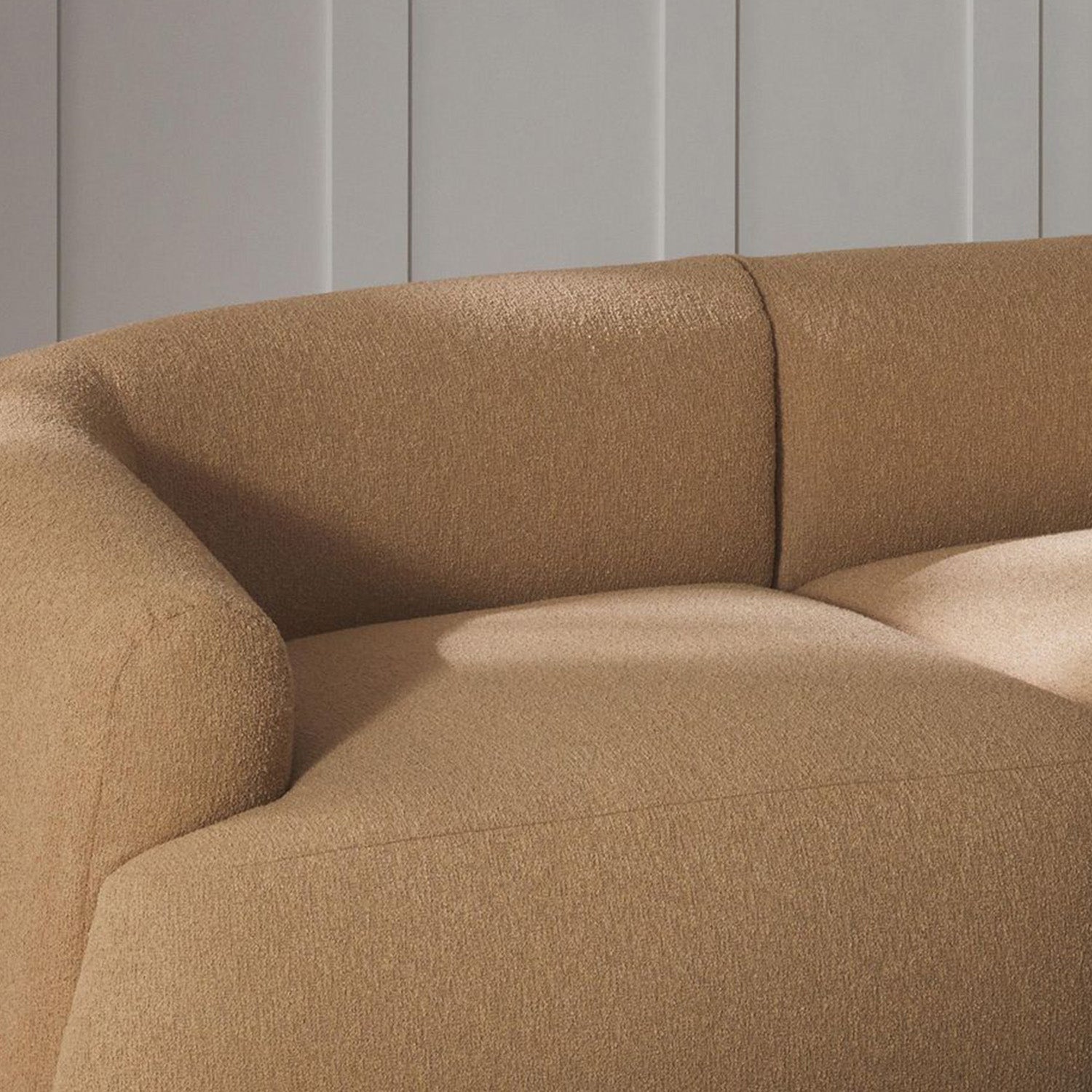 ZenLiving 3 Seater Sofa Boucle Beige