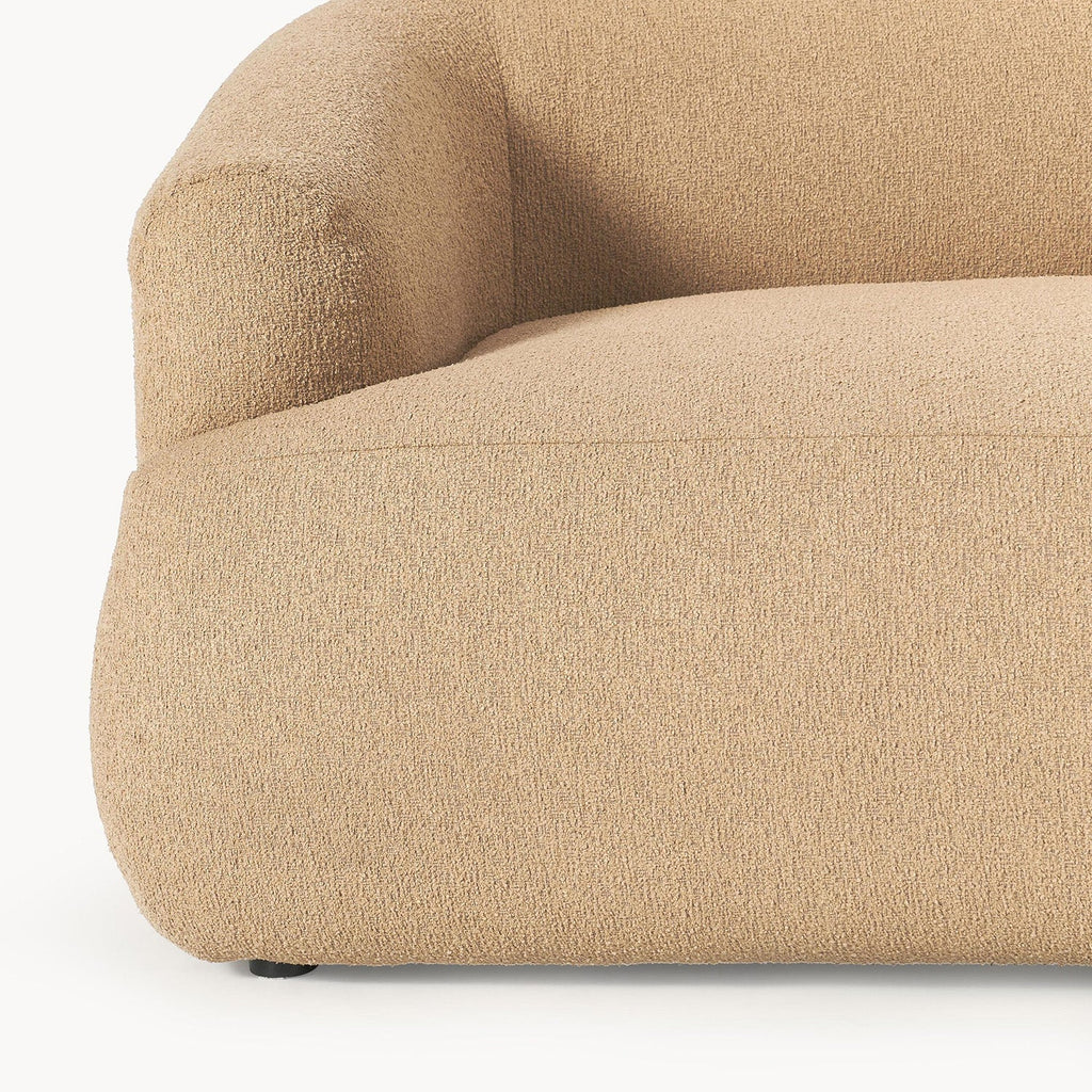 ZenLiving 3 Seater Sofa Boucle Beige