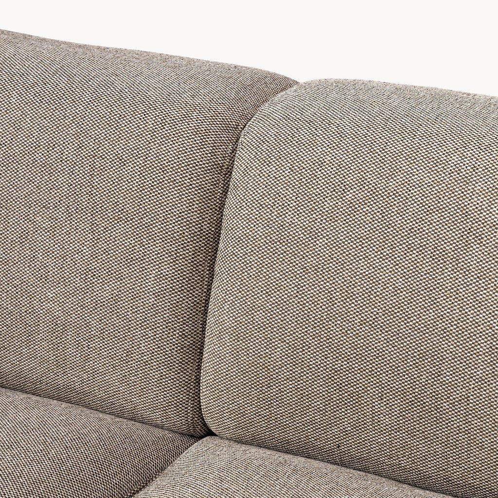 Sophisticated Comfort 3 Seater L Shaped Sofa Beige