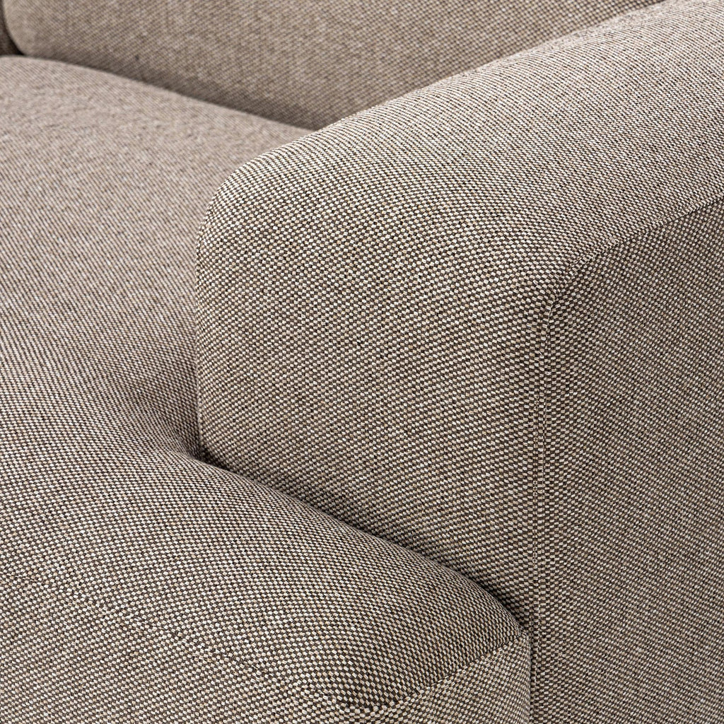 Sophisticated Comfort 3 Seater L Shaped Sofa Beige