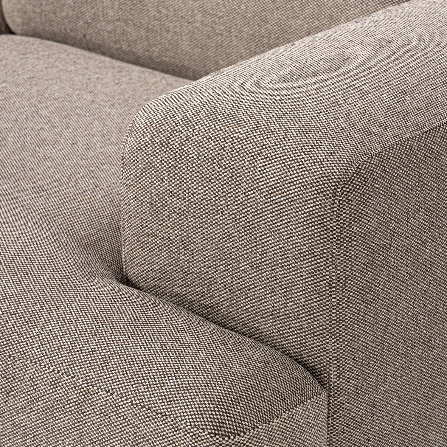 Sophisticated Comfort 3 Seater L Shaped Sofa Beige