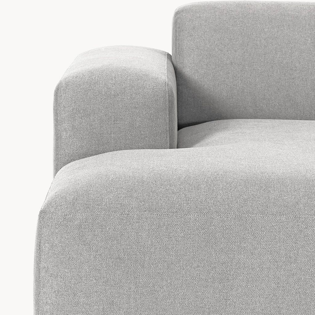 Sophisticated Comfort 3 Seater L Shaped Sofa Grey