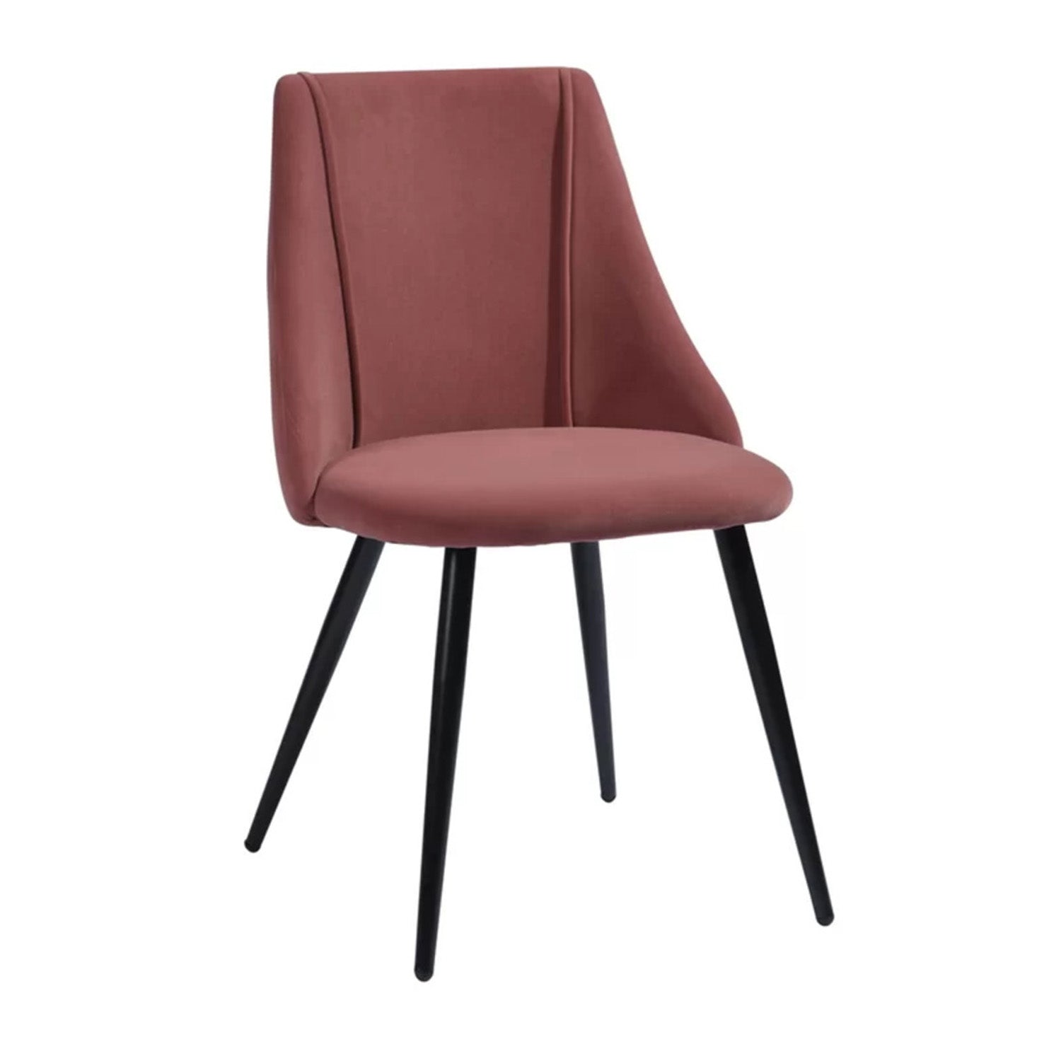 Luxurious Velvet Dining Designer Chair Onion Pink