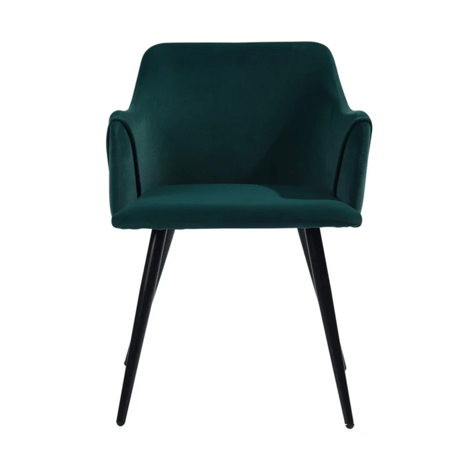 Sophisticated Velvet Dining Designer Chair Green