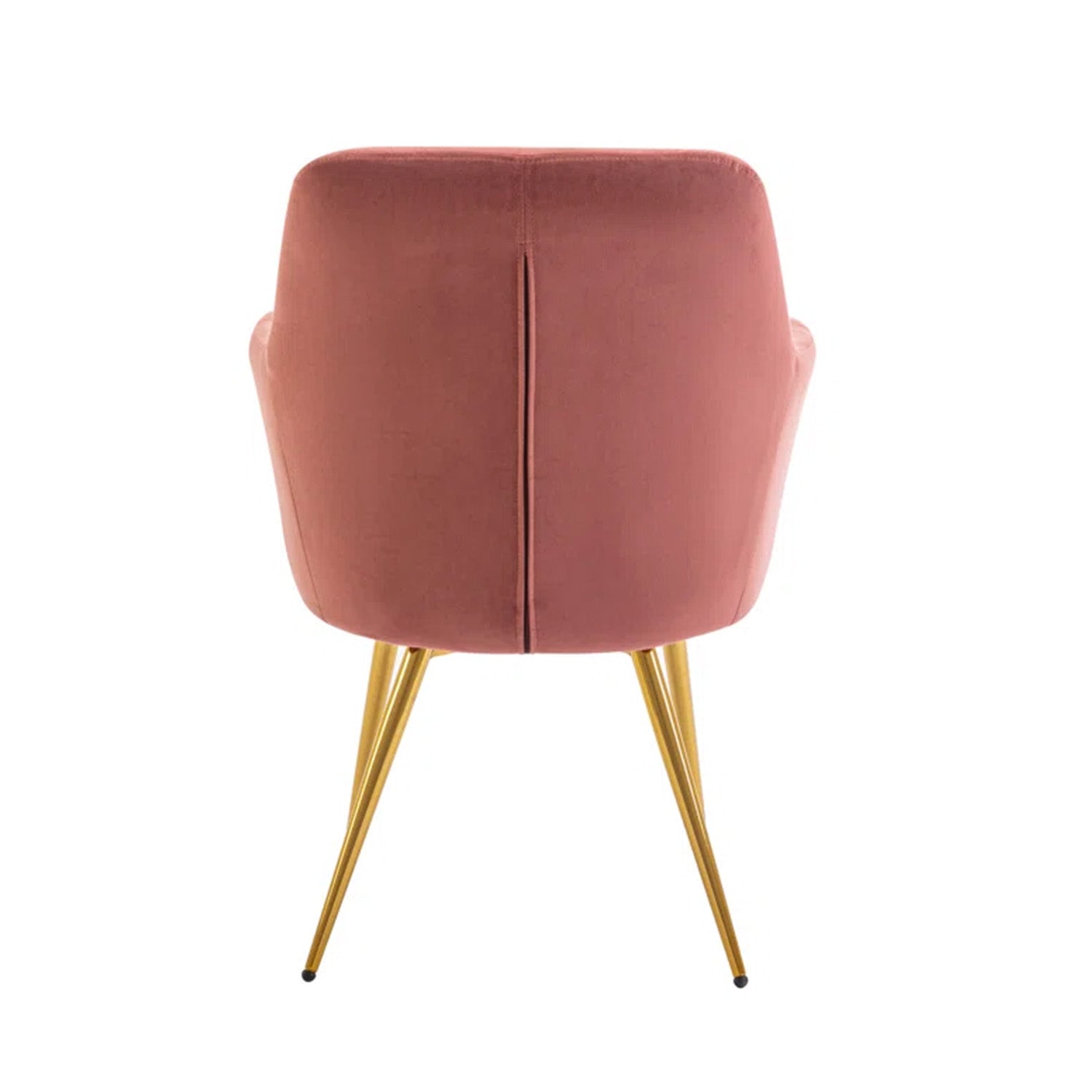 Luxurious Velvet Accent Dining Chair Pink