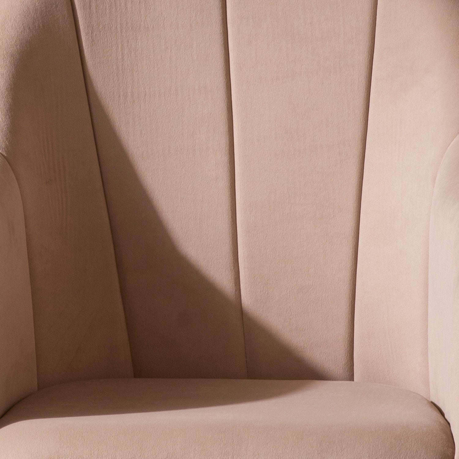 Velvet Tufted Office Chair With Smooth Wheels – Brown|Nestroots | Nestroots