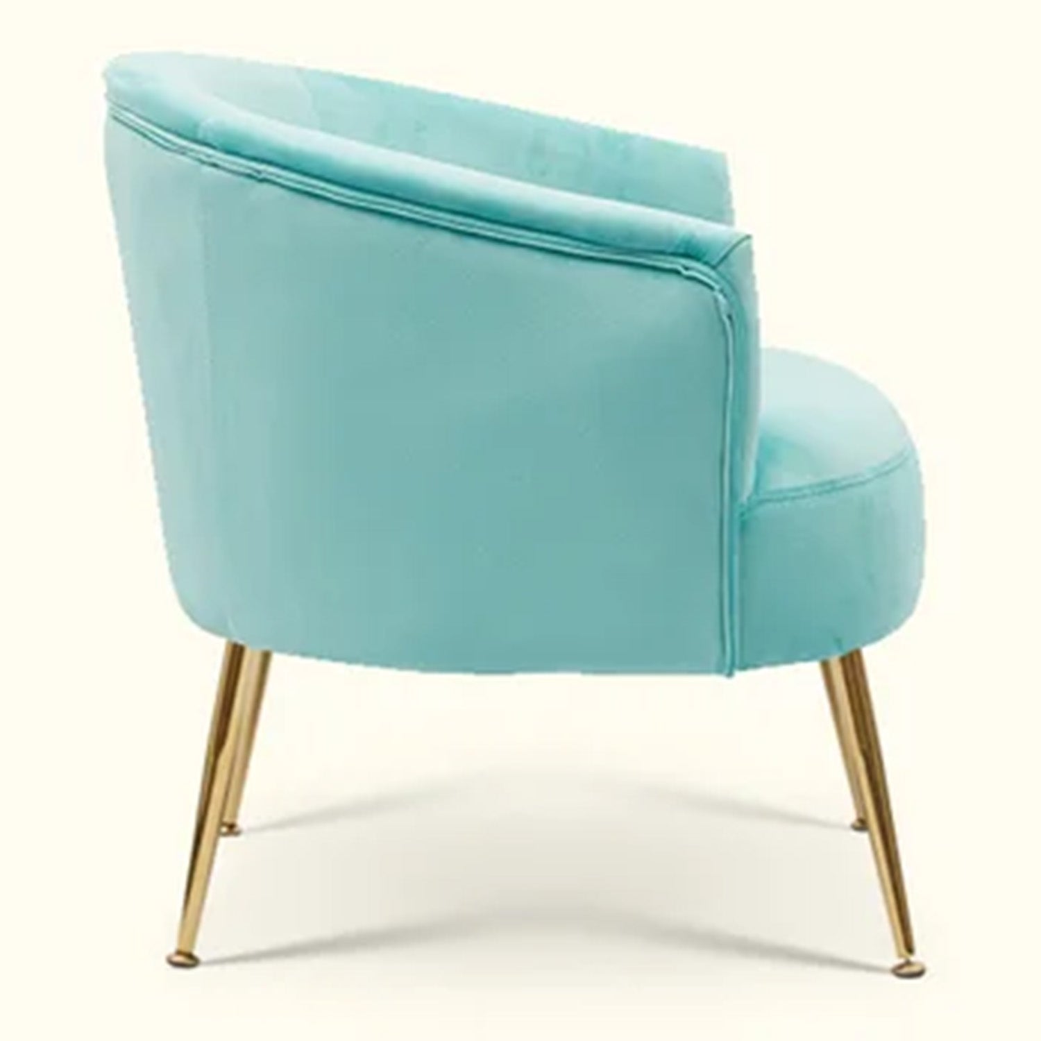 Royal Velvet Accent Chair Sky Blue