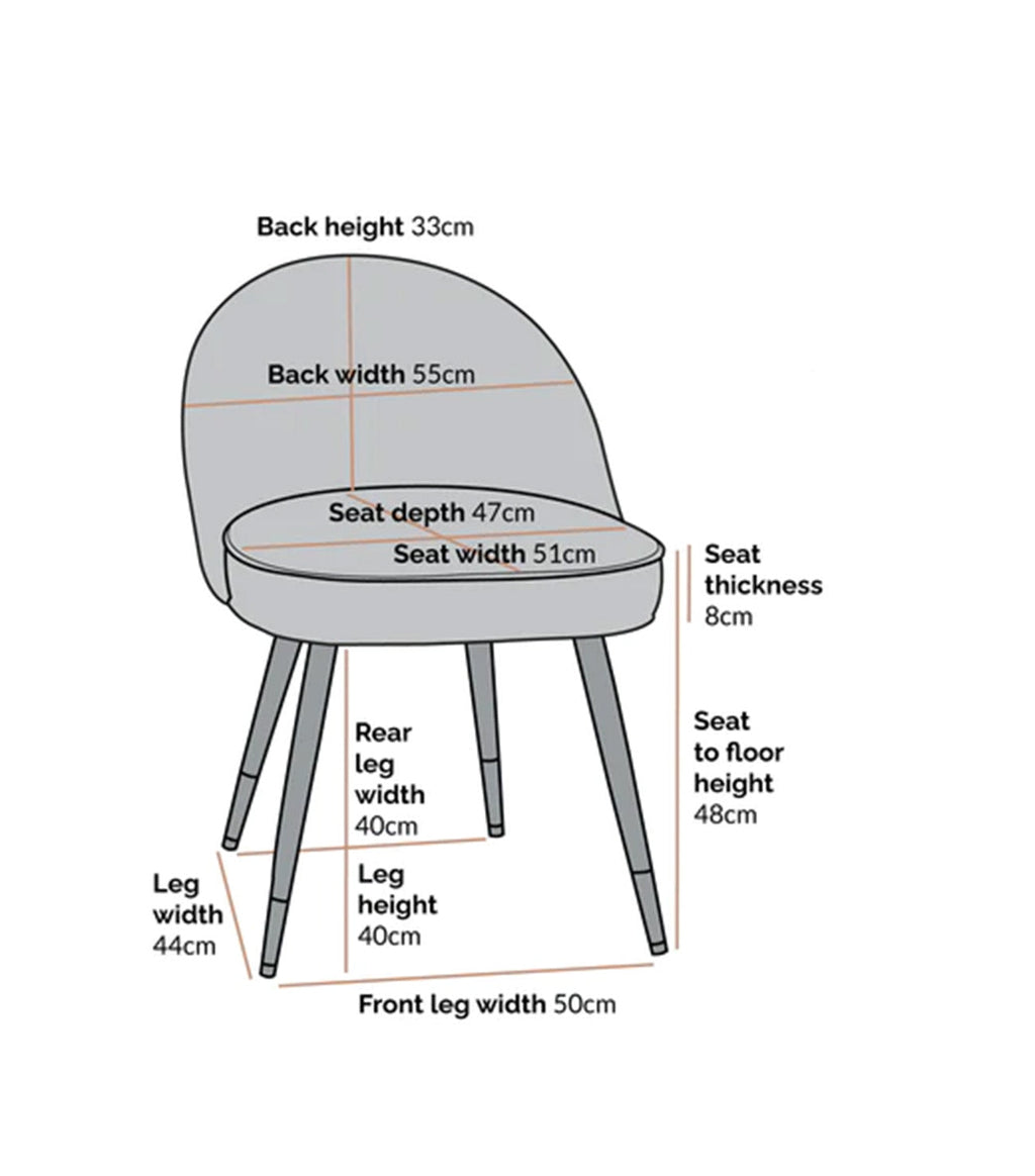 Minimalist Velvet Dining Table Chair Teal