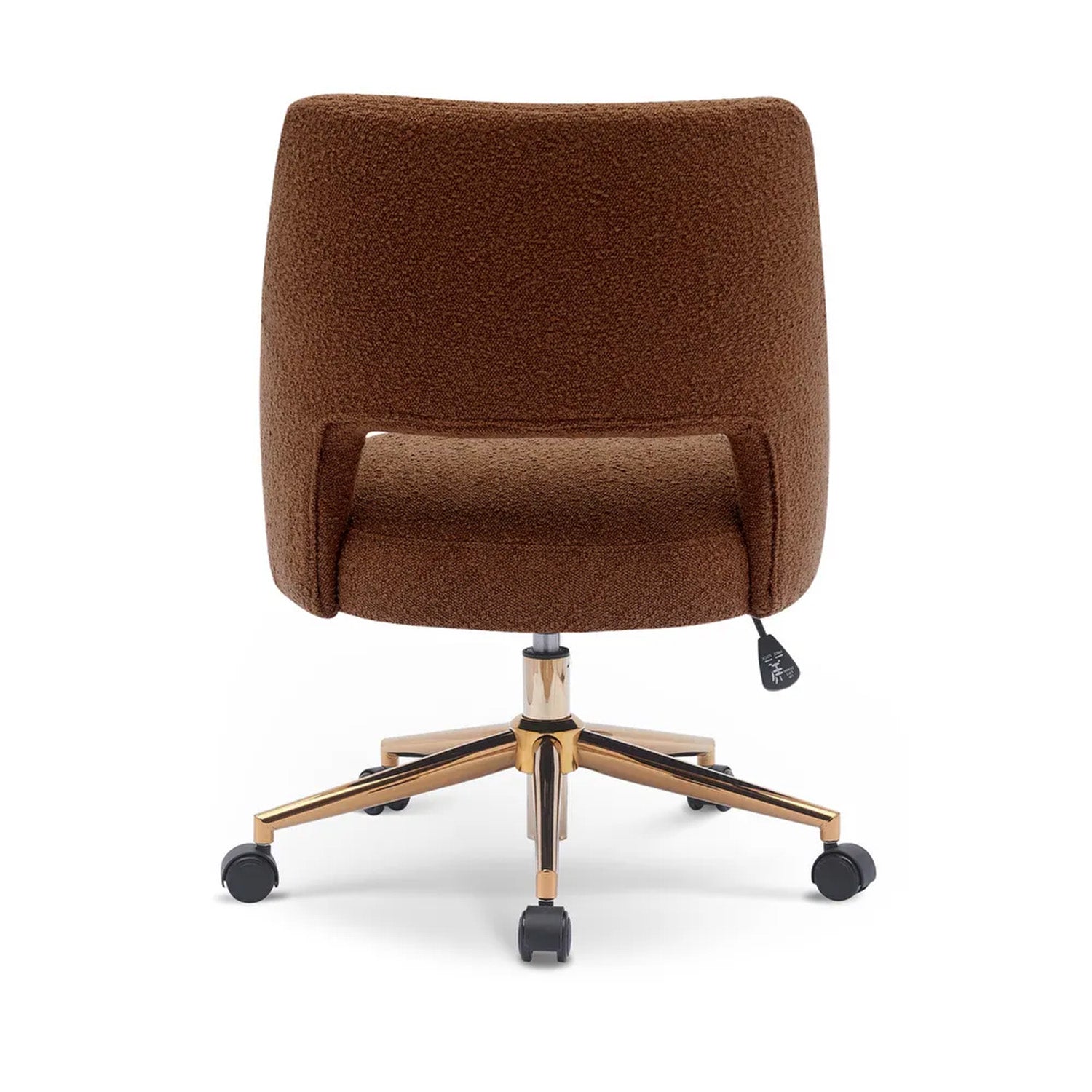 Boucle Office Chair With 360° Swivel - Tan|Nestroots | Nestroots