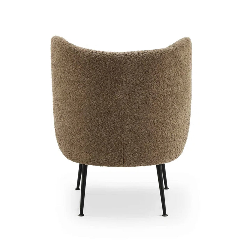 Comfy Latte Loopback Boucle Lounge Chair | Nestroots