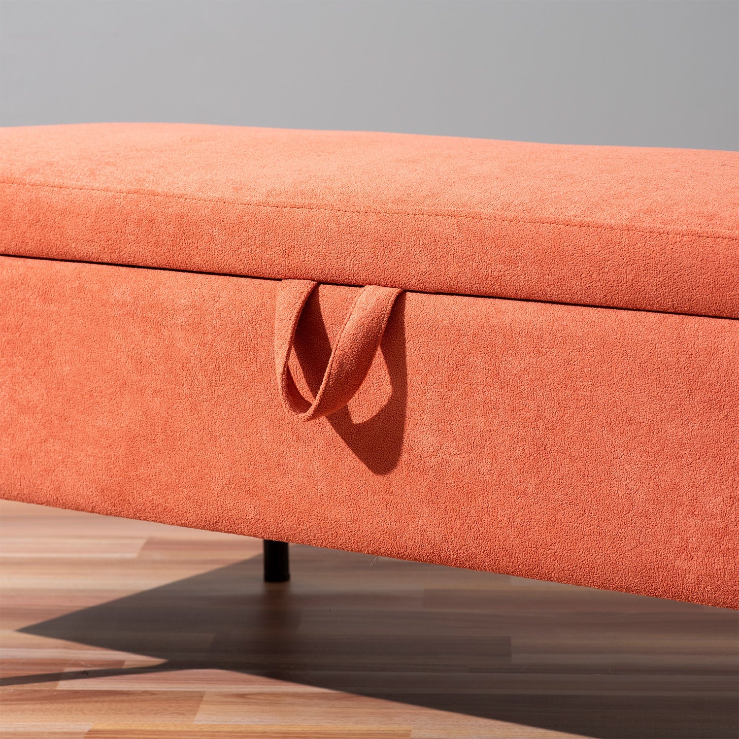 Bold Orange Functional Flair Storage Bench | Nestroots