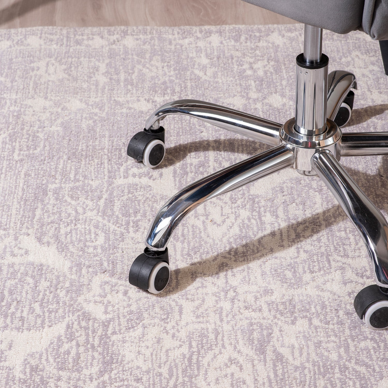 Velvet Sleek Office Chair Grey