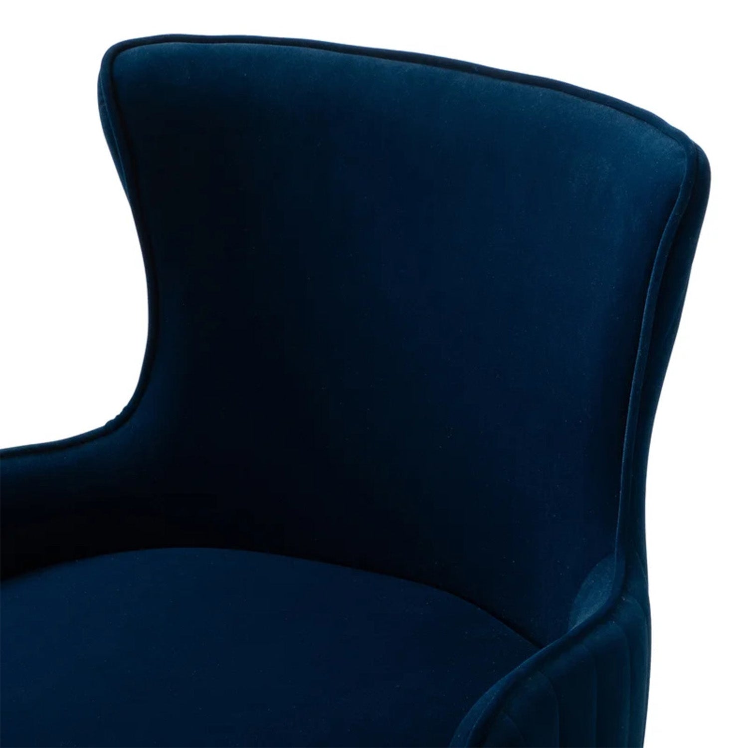 Velvet Execetive Office Chair with Adjustable Height– Blue | Nestroots