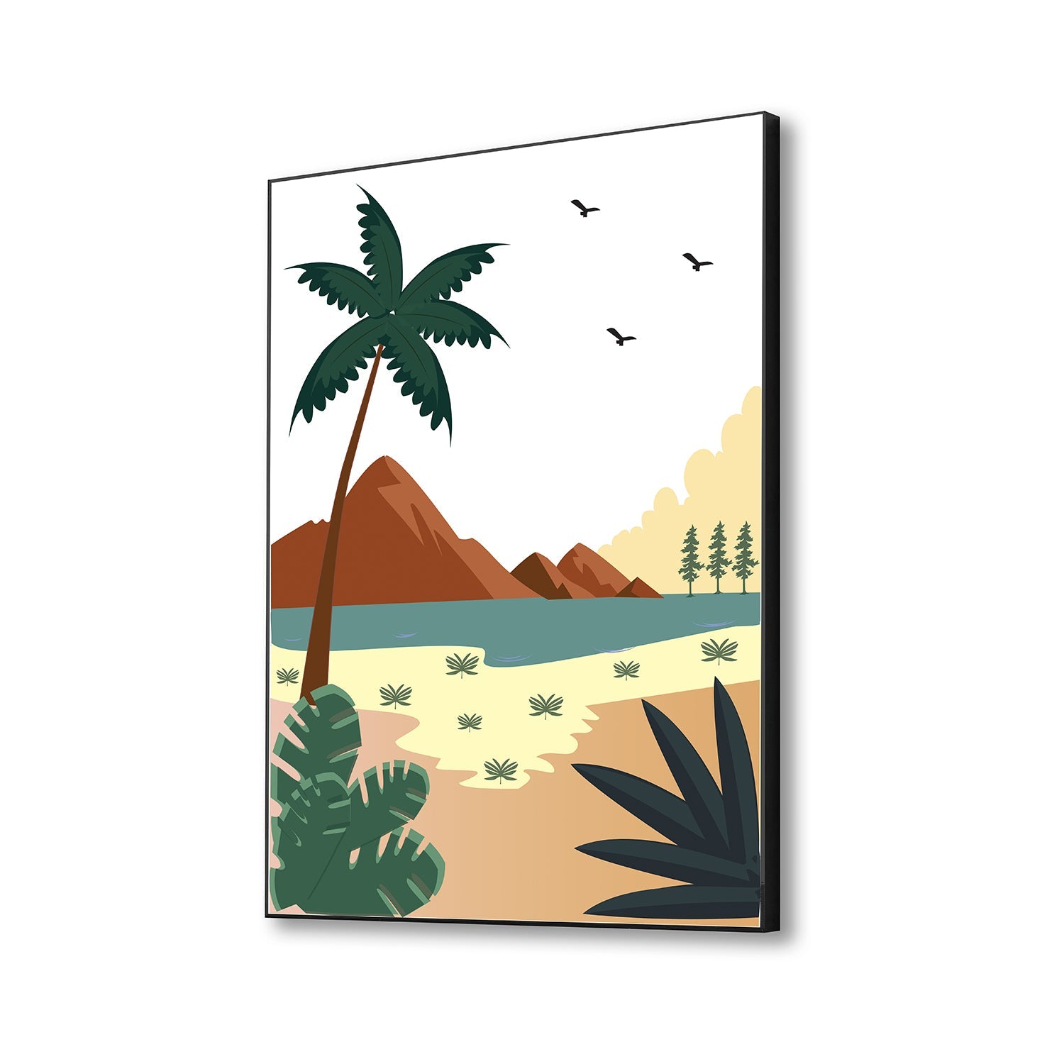 Coastal Rhapsody Canvas Wall Painting