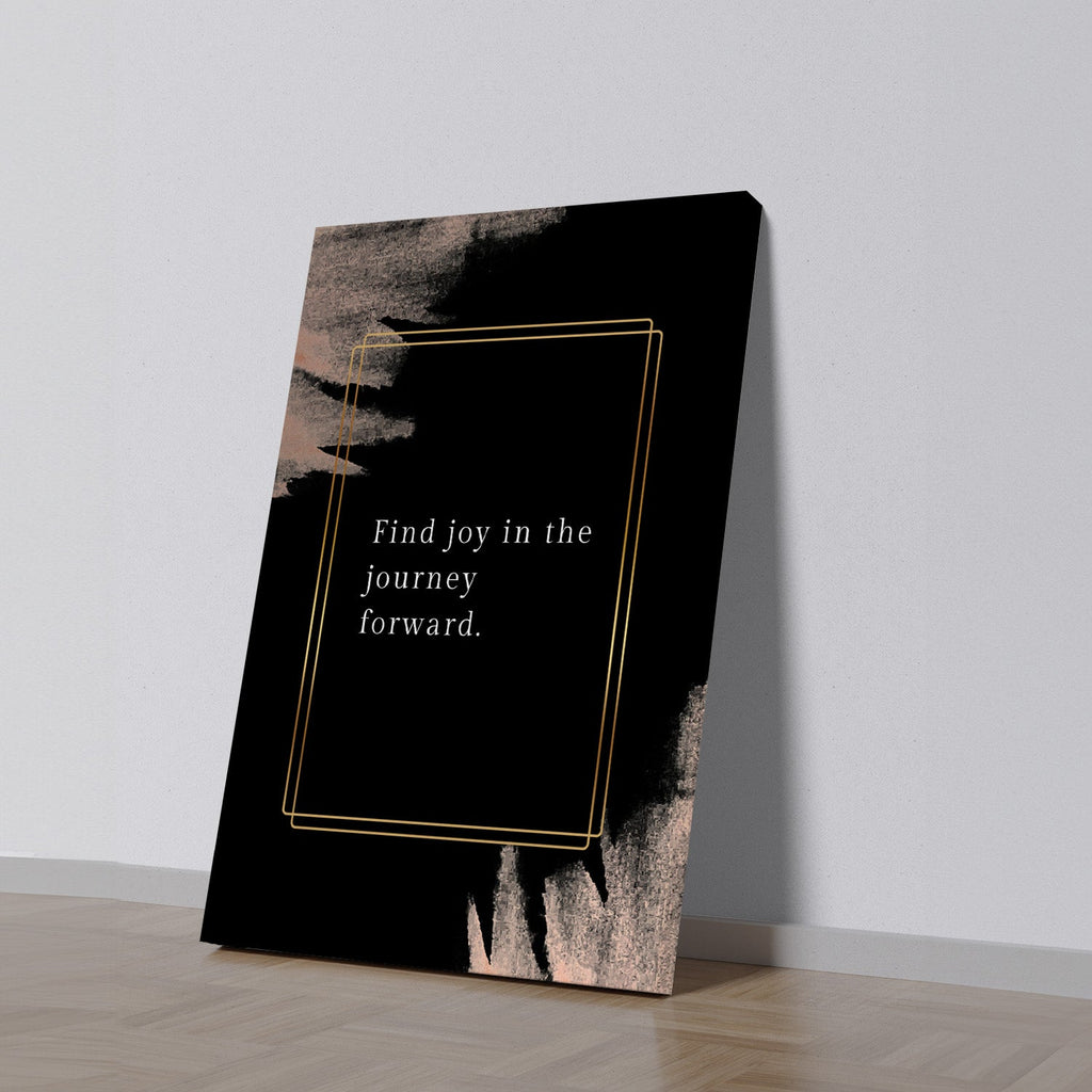 Inspire with Journey Forward Canvas Art Motivation Inspirational Quotes Printed Wall Painting