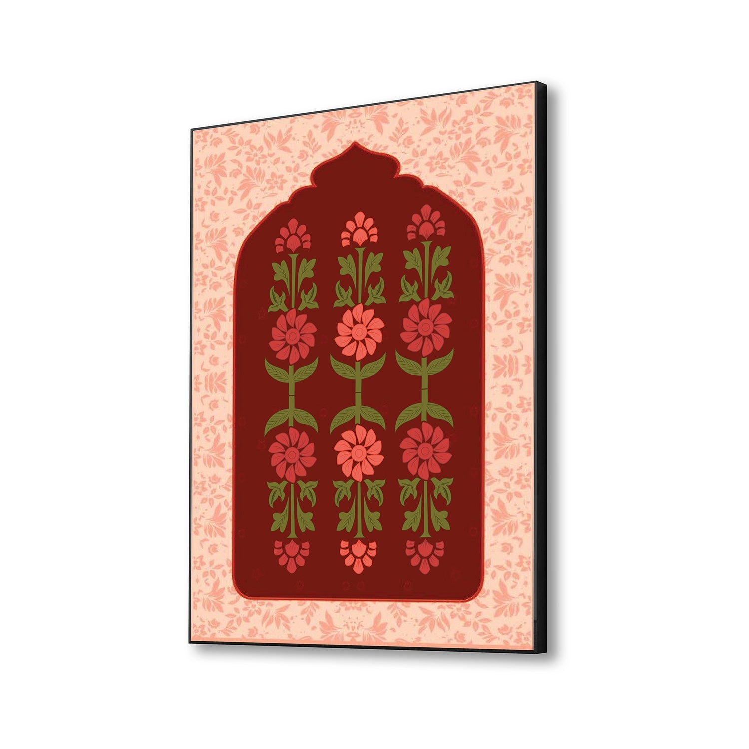 A Royal Menagerie of Blooms Wall Painting