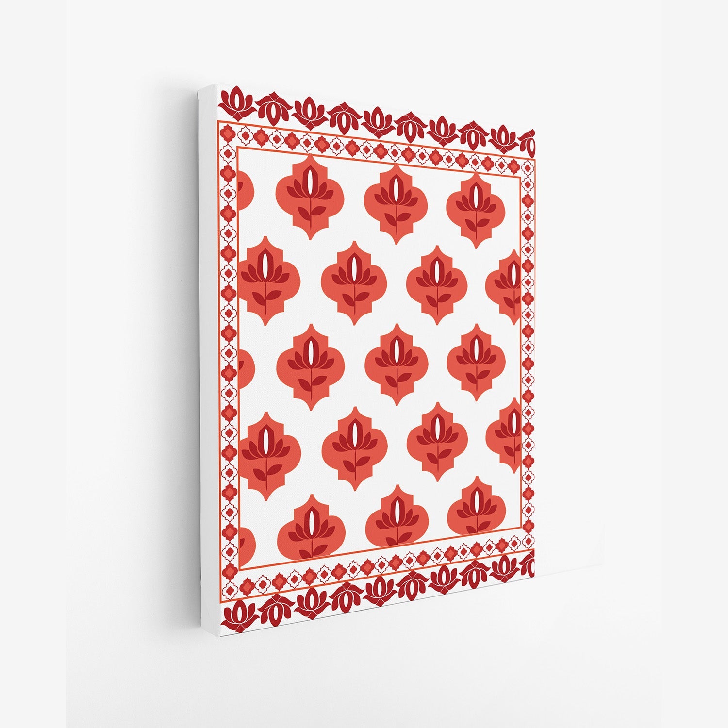 Ethnic Motif Print Canvas Art Printed Wall Painting