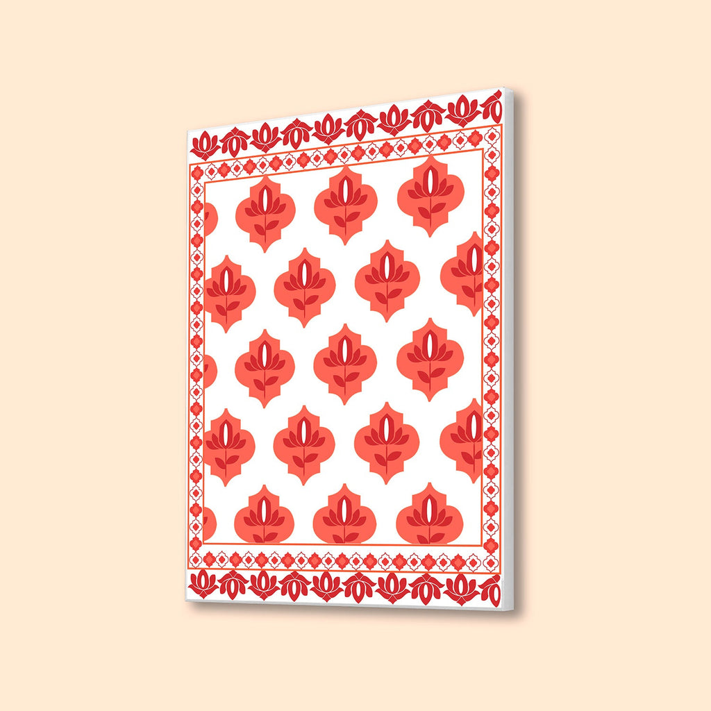 Ethnic Motif Print Canvas Art Printed Wall Painting