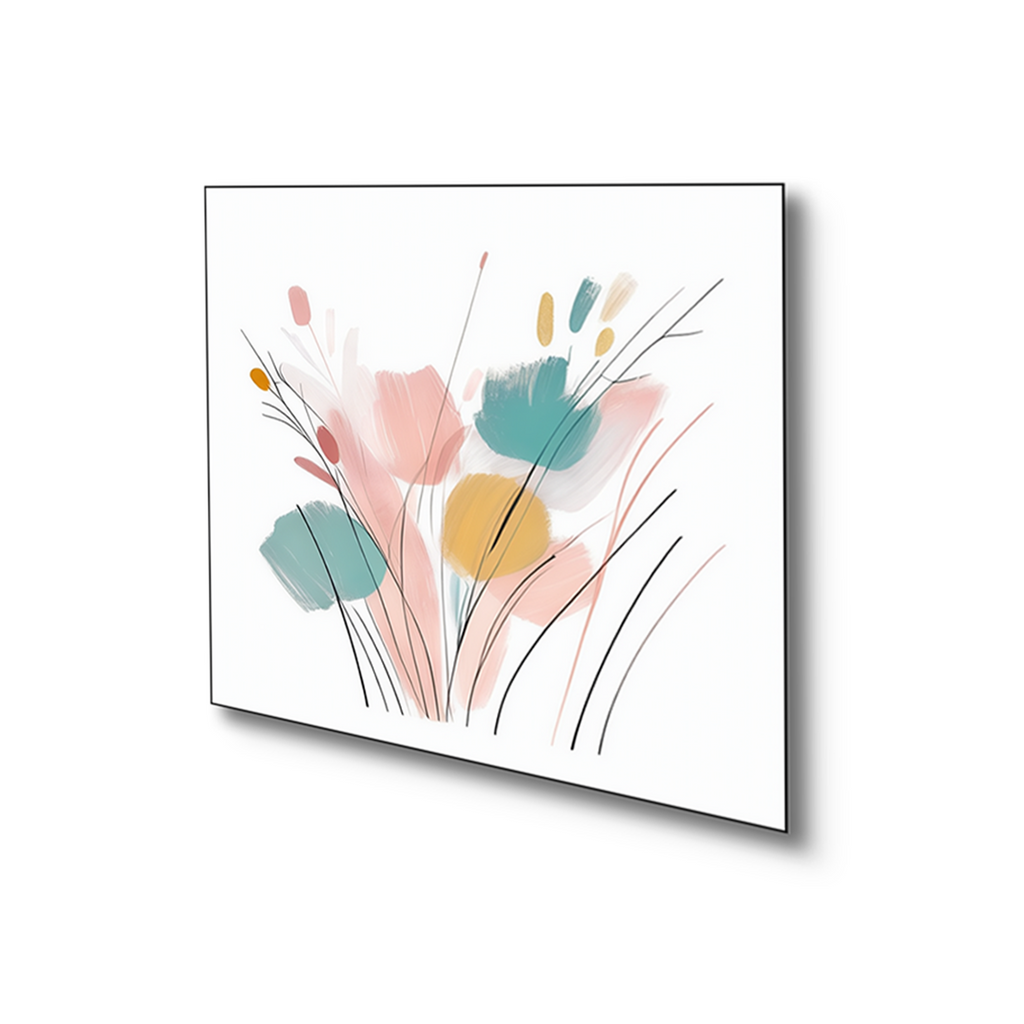 Elegant Blooming Flowers Painting Collection Set of 4 Canvas Wall Painting