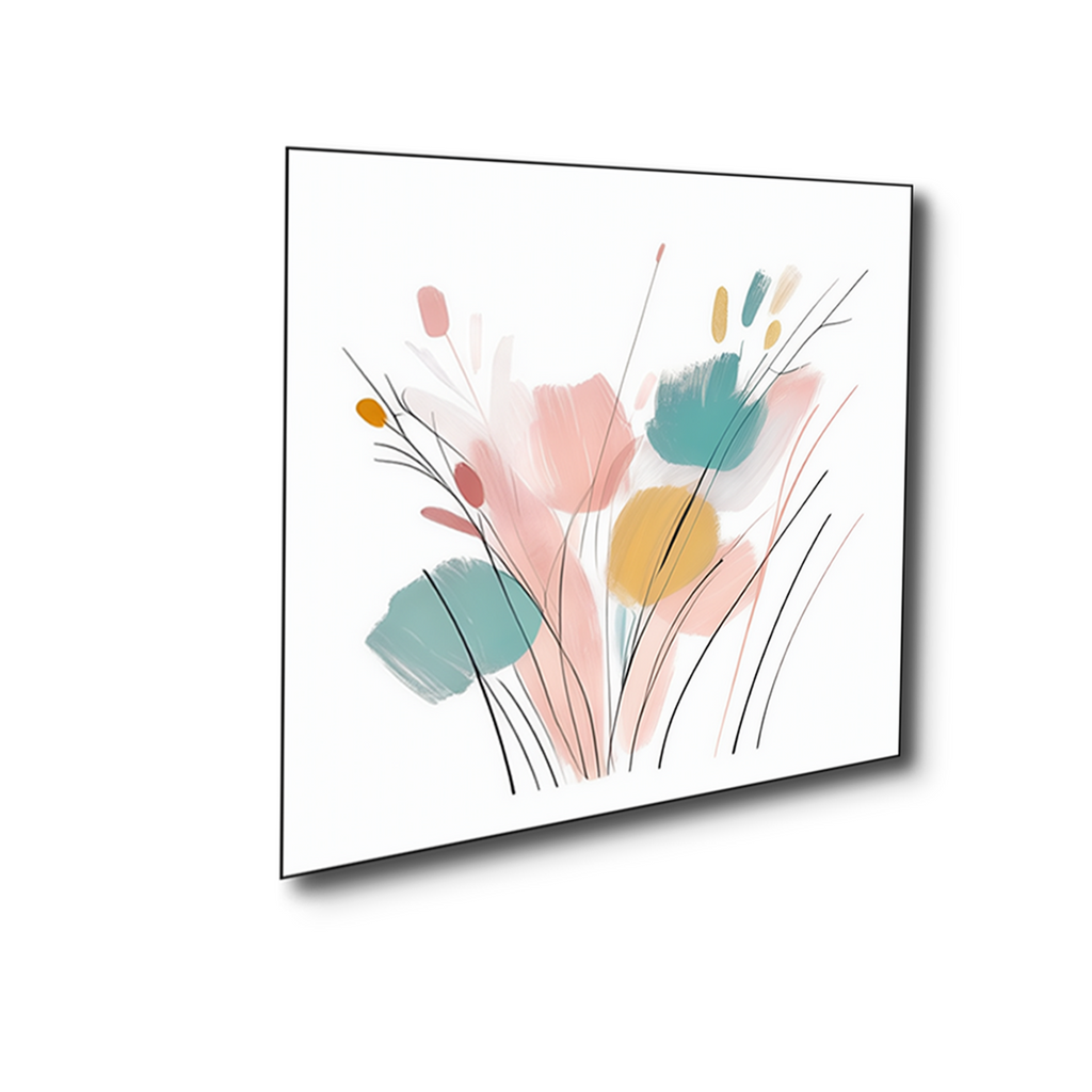 Elegant Blooming Flowers Painting Collection Set of 4 Canvas Wall Painting