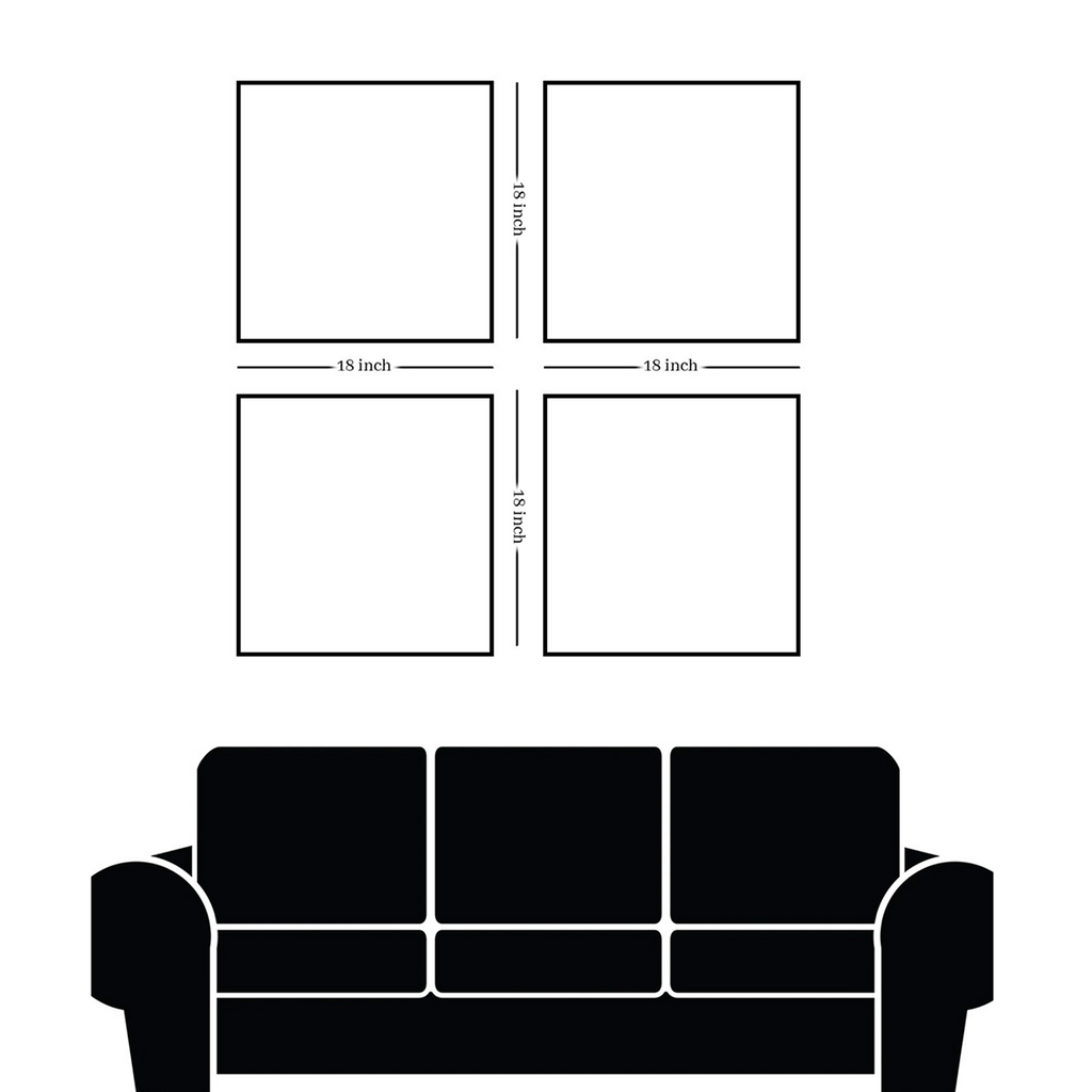 Elegant Blooming Flowers Painting Collection Set of 4 Canvas Wall Painting