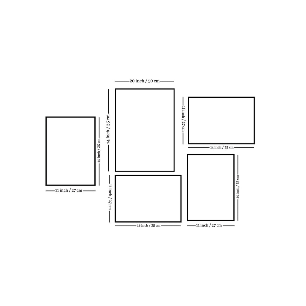 Green Plant in Yellow Vase Canvas Wall Painting