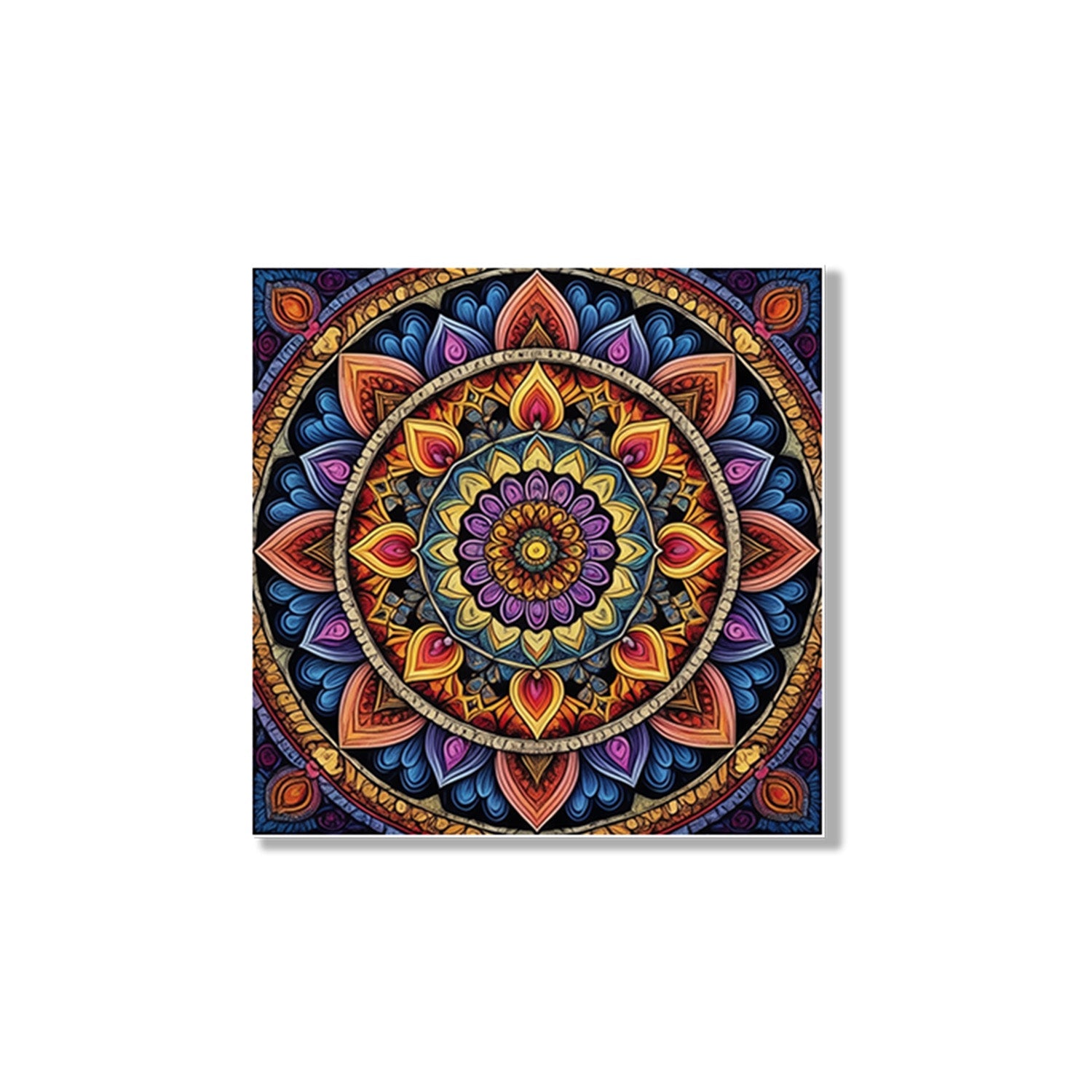 Elegant Mandala Canvas Art Collection Set of 4 Printed Wall Painting