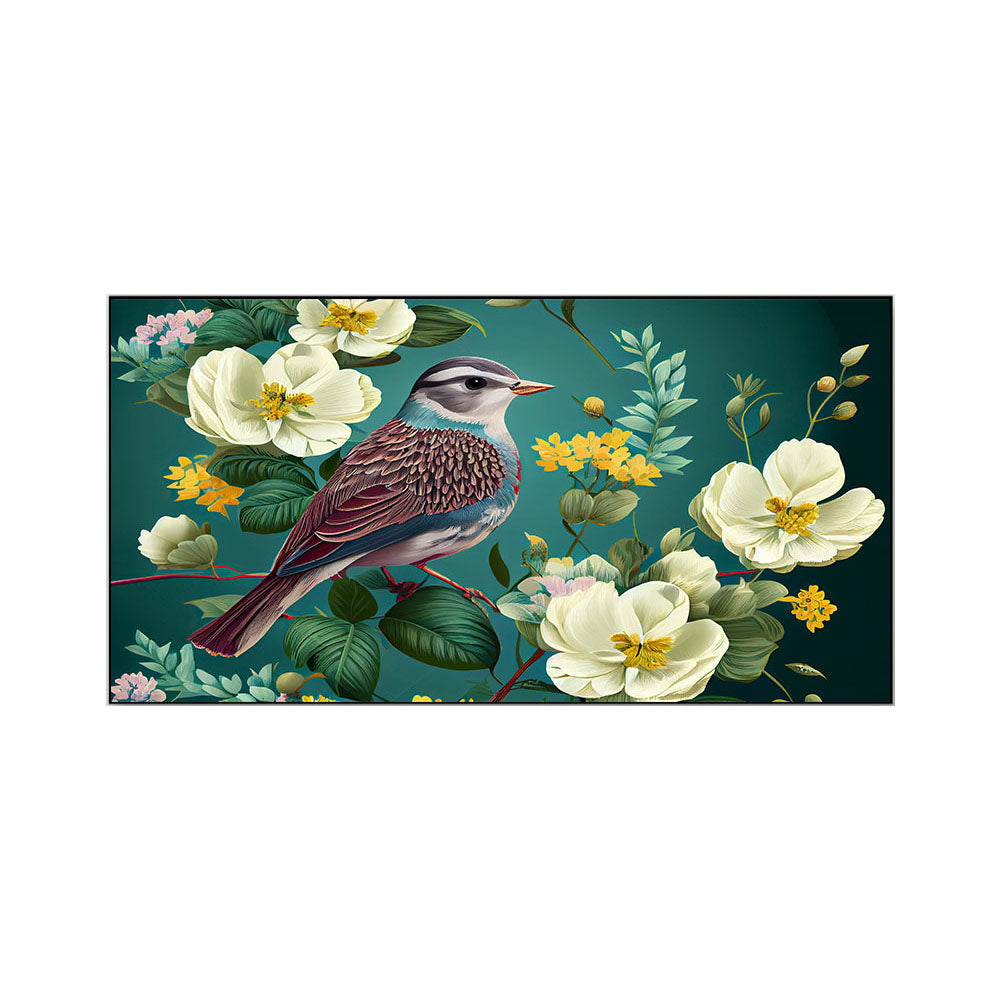 Charming Bird and Flower Artwork
