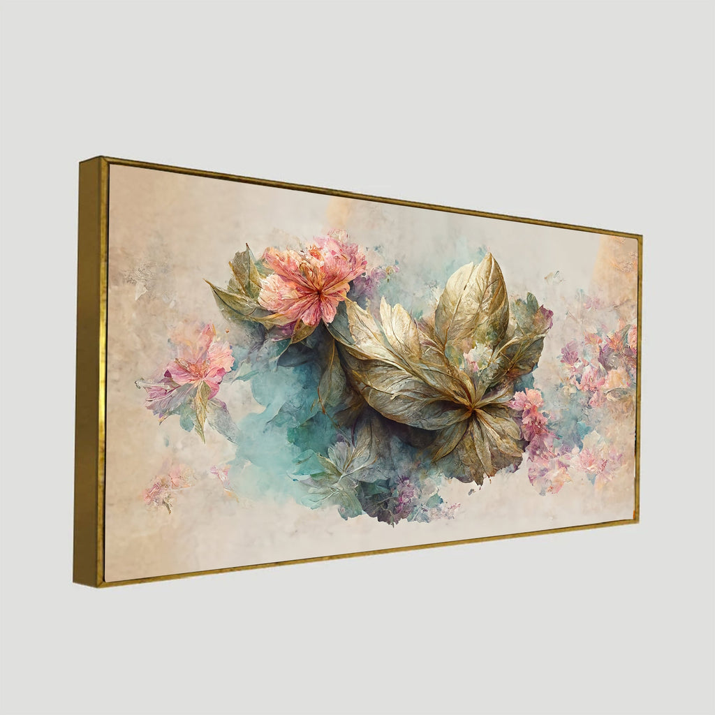 Serene Floral Canvas in Soft Hues
