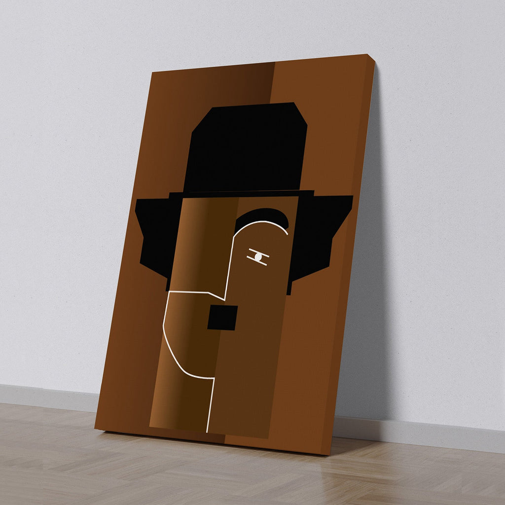 Chaplin's Timeless Elegance: Canvas Print Wall Painting