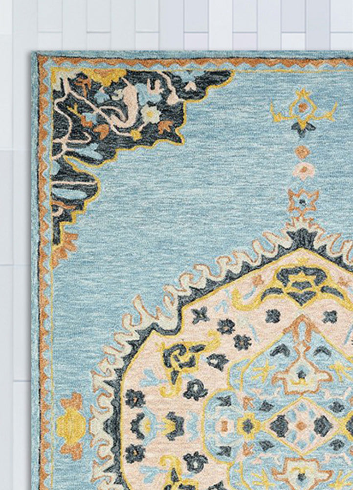 Calming Floral Haven Carpet