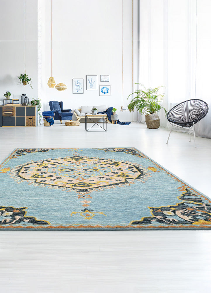 Calming Floral Haven Carpet