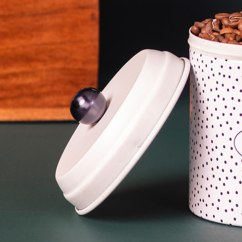 Elegant Kitchen Canister & Jars Set of 3 for Tea, Coffee, Sugar