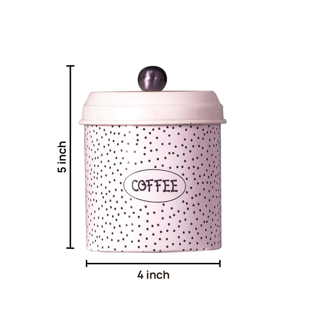 Elegant Kitchen Canister & Jars Set of 3 for Tea, Coffee, Sugar