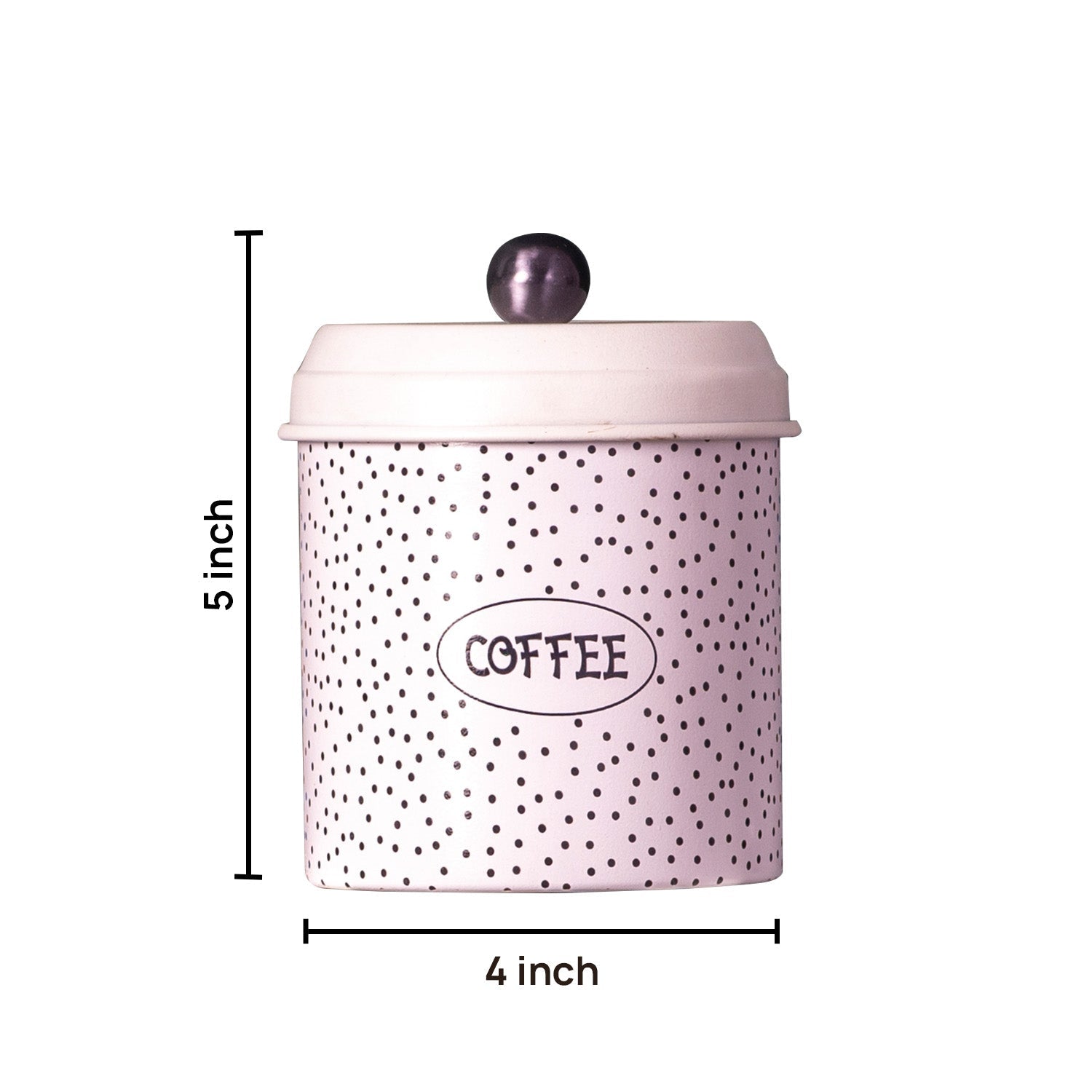 Elegant Kitchen Canister & Jars Set of 3 for Tea, Coffee, Sugar